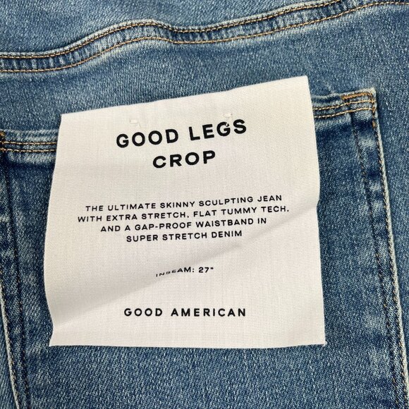 Good American | Good Legs Crop | High Rise Skinny Jeans - Picture 7 of 8